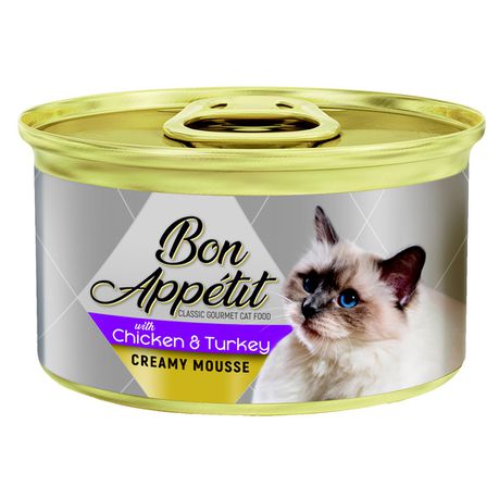 Bon Appetit Creamy Mousse With Chicken & Turkey (12 x 85g Tins) Buy Online in Zimbabwe thedailysale.shop