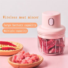 Load image into Gallery viewer, Wireless Electric Meat Mincer Vegetable Garlic Chopper Machine
