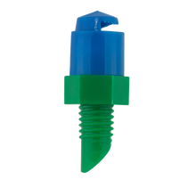 Load image into Gallery viewer, Microjet - Green Base/Blue Cap 180 degree - Long Range - 10 Pack

