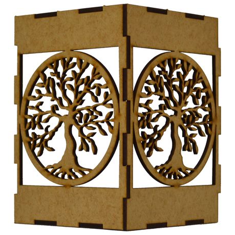 Decor Candle HolderTree of Life Magic Shadow Lantern Box Night Light Buy Online in Zimbabwe thedailysale.shop