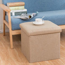Load image into Gallery viewer, Urban Lifestyle Trend Storage Stool - Medium - Beige

