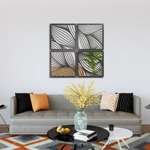 Load image into Gallery viewer, Infinity Tree - Mirror and Satin Black Metal Wall Art Home Décor 80x80cm
