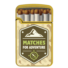 Load image into Gallery viewer, 4 pack Zengaz Jet Flame Lighter Match Design
