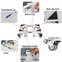 Load image into Gallery viewer, Adjustable Washing Machine Fridge Base Universal Mobile Case Roller Dolly

