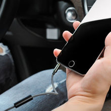 Load image into Gallery viewer, Hoco UPA04 Noble Sound 1M 3.5mm AUX Cable with Mic - Tarnish
