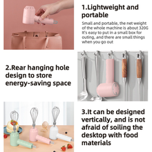 Load image into Gallery viewer, USB Rechargeable Wireless Hand Mixer - White
