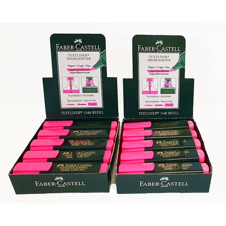 Faber Castell, Highlighter Pink 10's and Pink 10's Buy Online in Zimbabwe thedailysale.shop