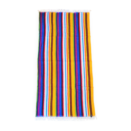 Striped Beach Towel - Multi-Couloured