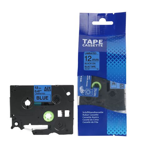 Compatible Brother TZe-531 Black on Blue Laminated Tape Cartridge 12mm