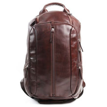 Load image into Gallery viewer, NUVO - Boston Genuine Leather Laptop Backpack Brown
