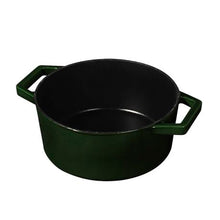 Load image into Gallery viewer, Berlinger Haus 24cm Enamel Coating Oven Safe Mini Pot with Lid - Emerald
