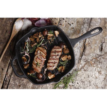 Load image into Gallery viewer, Victoria 26cm Enamelled Cast Iron Square Grill Pan
