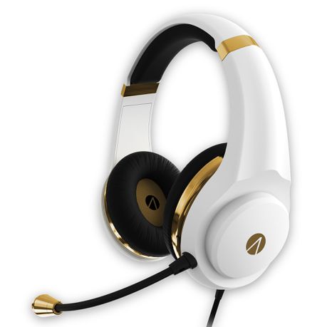 Metallic Multiformat Stereo Gaming Headset - Gold