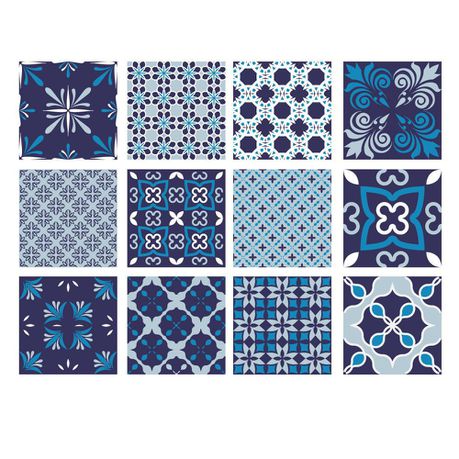 Fantastick Wall Decor - 20cm Midnight Mix Vinyl Wall Tiles