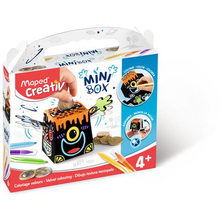 Maped Creativ Mini Box - Velvet Colouring Money Box Buy Online in Zimbabwe thedailysale.shop
