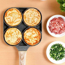 Load image into Gallery viewer, Kitchen Four-hole Frying Pot Thickened Omelet Pan
