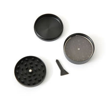 Load image into Gallery viewer, Aluminium Four Piece Grinder, Black
