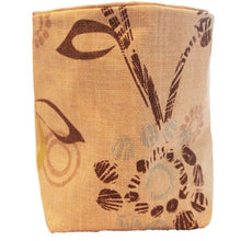 Load image into Gallery viewer, That's Sooo Pretty Fabric Flower Pot Beige Floral
