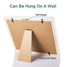 Load image into Gallery viewer, DIY Baby Handprint &amp; Footprint with Wooden Photo Frame and Mould Kit - Wood
