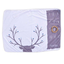 Load image into Gallery viewer, Milestone Baby Blanket - Deer
