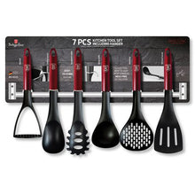 Load image into Gallery viewer, Berlinger Haus 7-Piece Non-Stick Kitchen Utensils Set - Burgundy
