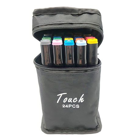 Oil-Based Thick Colouring Marker Pen Set-24pcs Buy Online in Zimbabwe thedailysale.shop