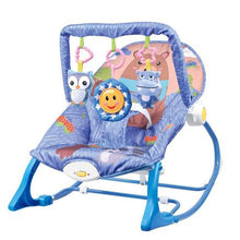 Load image into Gallery viewer, Baby Cradle Safety Crib Rocker - Blue
