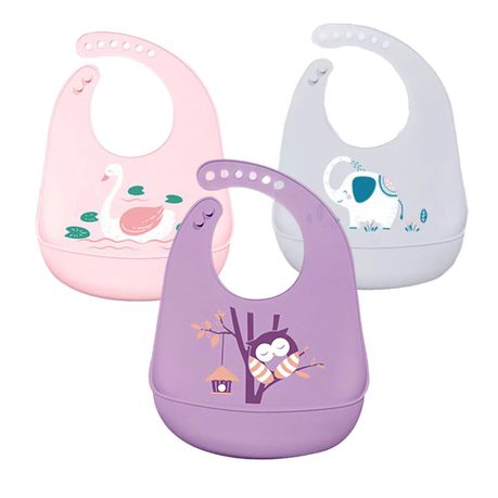 Pack of 3 Baby Bucket Bibs - Blue/Green/Grey Buy Online in Zimbabwe thedailysale.shop