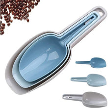 Load image into Gallery viewer, 3 Piece Scoop Set, Multi Purpose Plastic kitchen scoops
