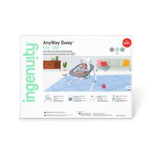 Load image into Gallery viewer, Ingenuity Anyway Sway Power-Adapt Dual Direction Portable Swing Ray
