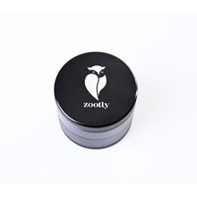 Load image into Gallery viewer, Zootly 4 Piece Aluminium Herb Grinder - Black
