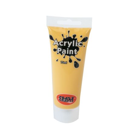 Crazy Crafts Acrylic Paint - Golden Yellow Buy Online in Zimbabwe thedailysale.shop