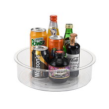 Load image into Gallery viewer, (JD-R001) Lazy Susan Round Turntable Organiser Storage Clear Acrylic
