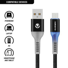 Load image into Gallery viewer, Volkano Auto Disconnect Lightning Cable - Smart Series - 1.8m - Black
