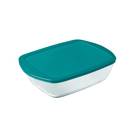 Pyrex - Storage Cook and Store Rectangular Dish With Lid - 1.1 Litre Buy Online in Zimbabwe thedailysale.shop