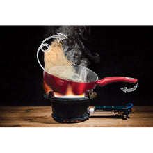 Load image into Gallery viewer, Berlinger Haus 26cm Marble Coating Flip Frypan - Burgundy Metallic Line
