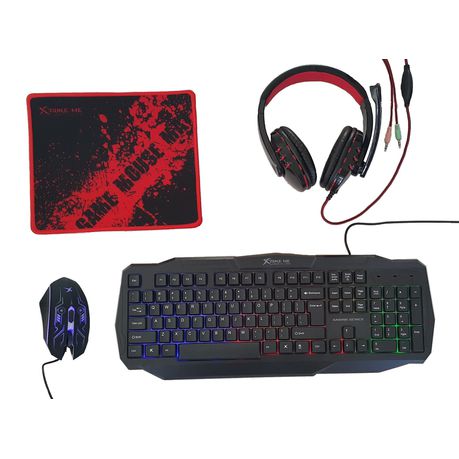 Gaming starter kit 4-in-1 Keyboard Mouse Headset Combo Buy Online in Zimbabwe thedailysale.shop