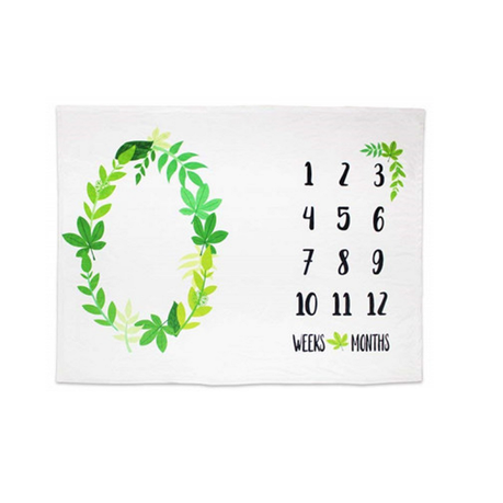 Baba Jay Baby Monthly Milestone Blanket - Double Sided Buy Online in Zimbabwe thedailysale.shop