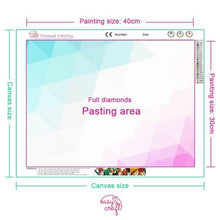 Load image into Gallery viewer, Diamond Painting DIY Kit, Round diamonds, 40x30cm- Cabin in the Forest
