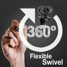 Load image into Gallery viewer, ArgomTech Web Cam HD 720P with Microphone CAM20
