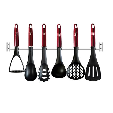 Berlinger Haus 7-Piece Non-Stick Kitchen Utensils Set - Burgundy Buy Online in Zimbabwe thedailysale.shop