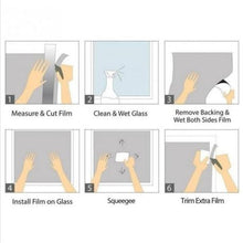 Load image into Gallery viewer, Window Privacy Static Film Frosted Glass Non-Adhesive 9028 - 45cmx1000cm
