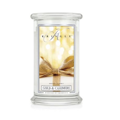 Kringle Candle - Gold Cashmere - Large Jar Double Wick - 622g Buy Online in Zimbabwe thedailysale.shop