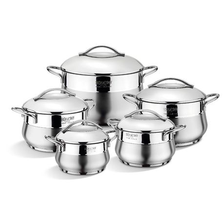 Bonera Cookware- Set of 10 Pieces Buy Online in Zimbabwe thedailysale.shop