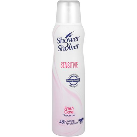 Shower to Shower Deodorant 150ml Sensitive Buy Online in Zimbabwe thedailysale.shop