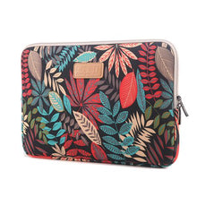Load image into Gallery viewer, Tuff-Luv LISEN Botanical Forest 14 Canvas Laptop Sleeve Case - Black
