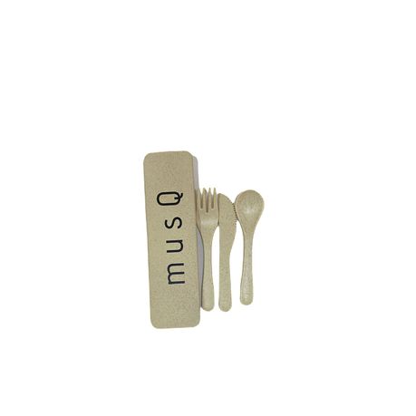 Portable Bamboo Kitchen Cutlery Set