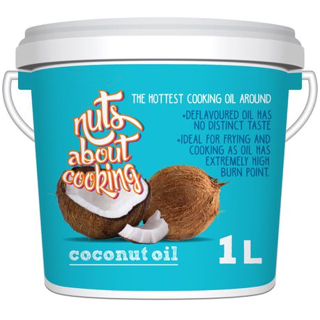 Nuts About Cooking Coconut Oil - 12 x 1L Buy Online in Zimbabwe thedailysale.shop