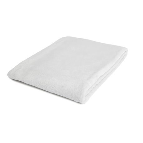 Wiggle - 70 x 100cm Flannel Fleece Blanket - Grey Buy Online in Zimbabwe thedailysale.shop