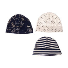 Load image into Gallery viewer, All Heart Elaphant printed 3pk baby hats
